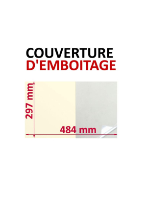 Couverture emboîtage dos carré collé
